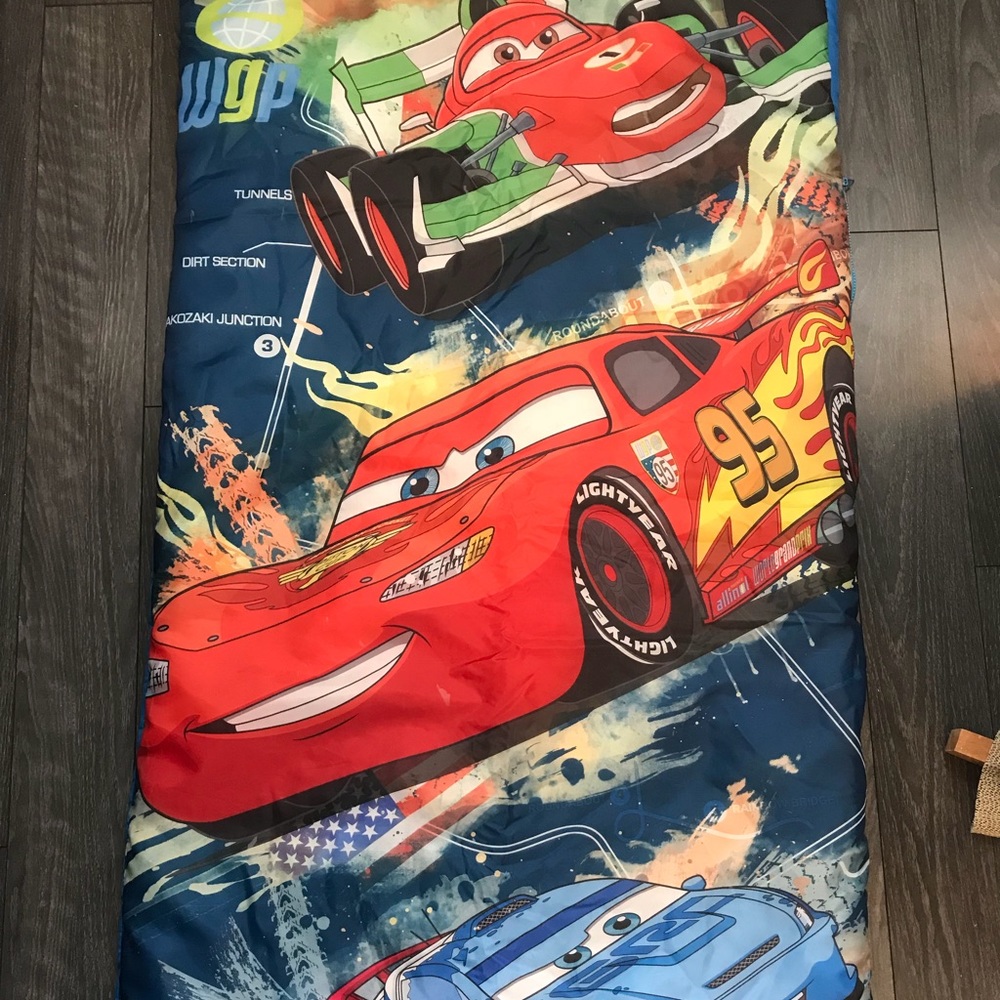 Cars 2 sleeping bag